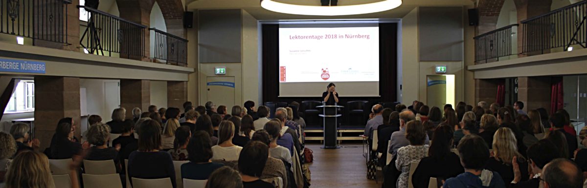 Lektorentage 2018 in Nürnberg